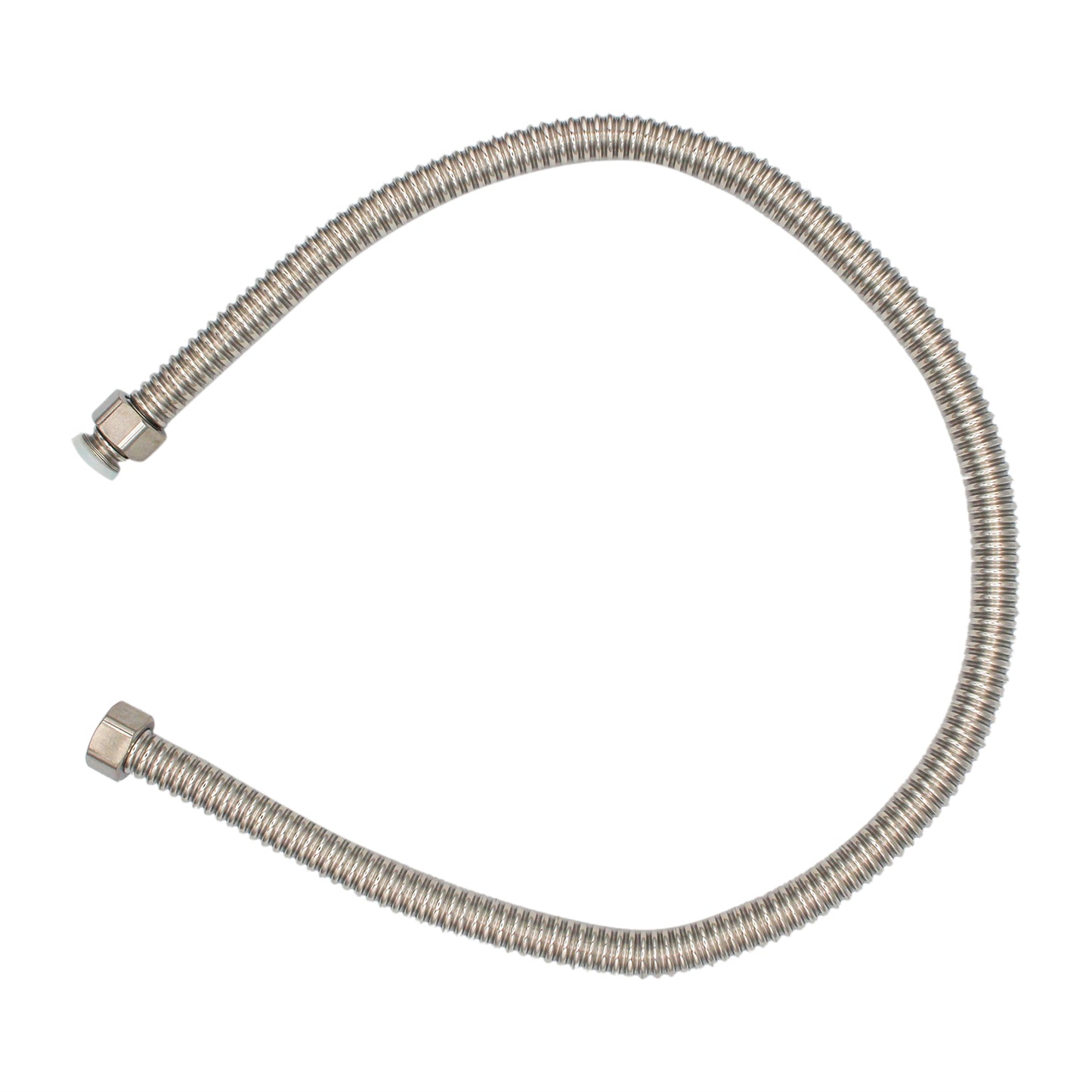 Kegland BrewZilla Stainless Flexi Arm with Hex Nut - 1/2" BSP (31")