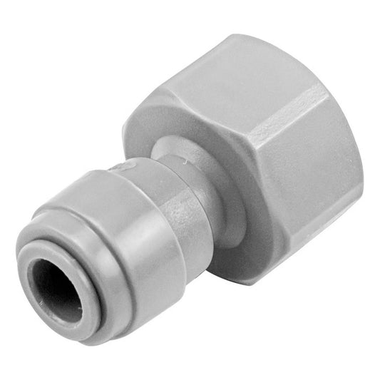 Kegland Monotight Food Grade Plastic (Push-In) Fitting - 1/2" Female NPT X 5/16" (8mm)
