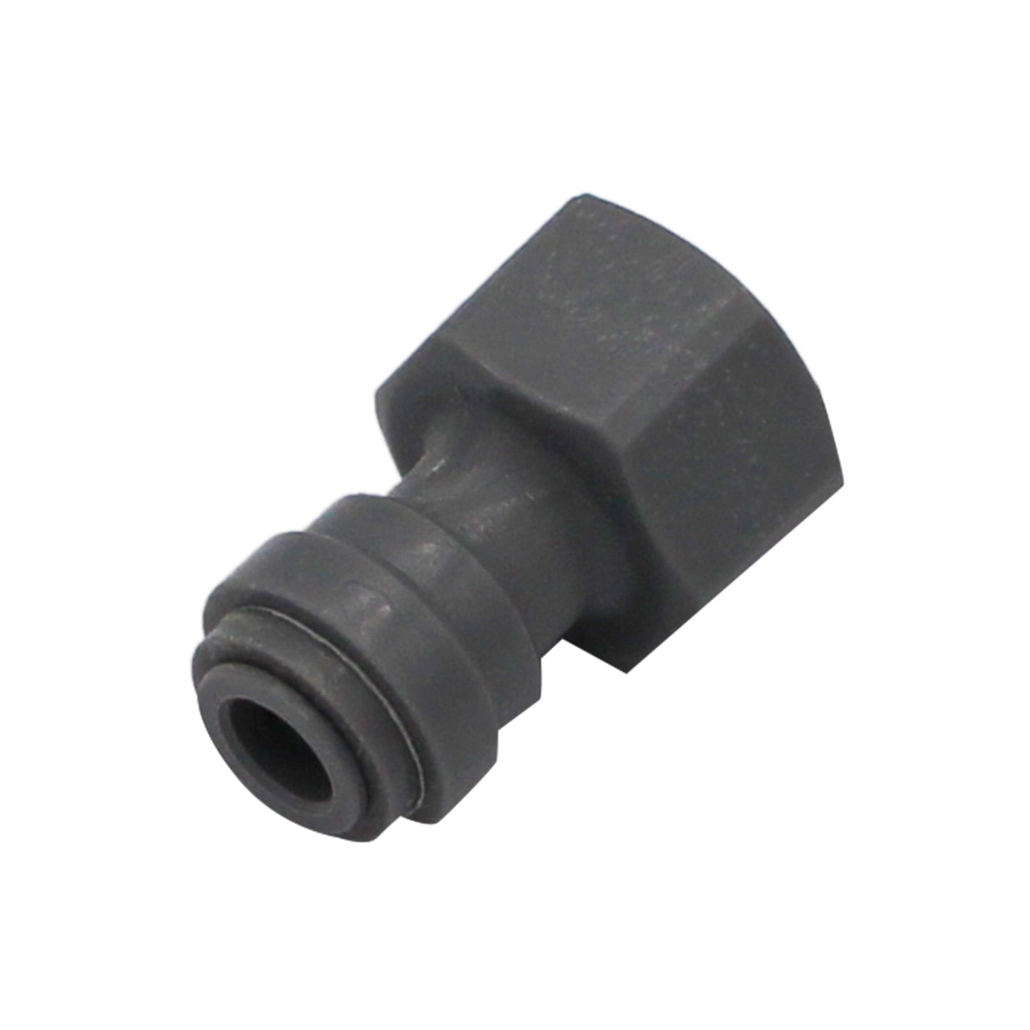 Kegland Monotight Food Grade Plastic (Push-In) Fitting - 1/2" Female NPT X 5/16" (8mm) -  Canuck Homebrew Supply, Canada