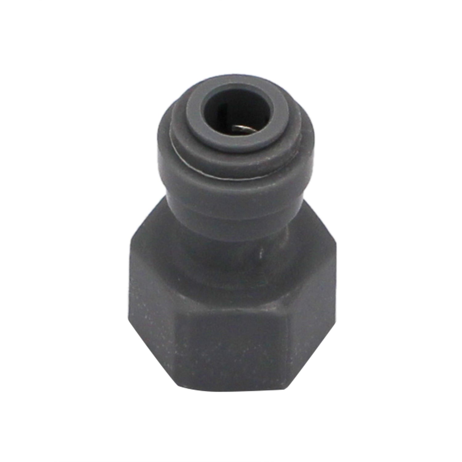 Kegland Monotight Food Grade Plastic (Push-In) Fitting - 1/2" Female NPT X 5/16" (8mm) -  Canuck Homebrew Supply, Canada