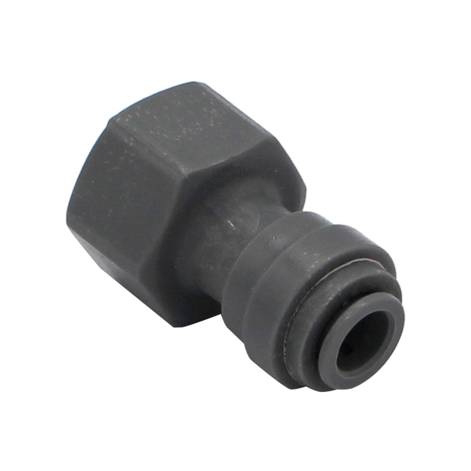 Kegland Monotight Food Grade Plastic (Push-In) Fitting - 1/2" Female NPT X 5/16" (8mm) -  Canuck Homebrew Supply, Canada
