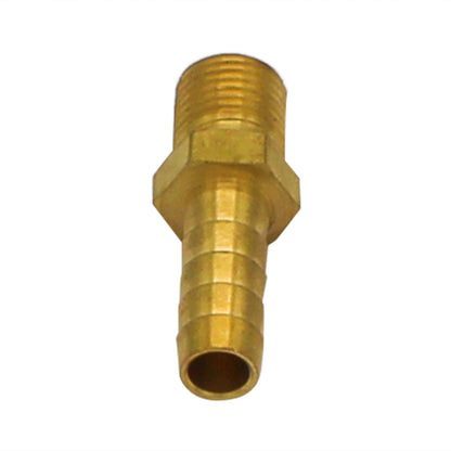 Brass 1/4" Male NPT to 5/16" Barb