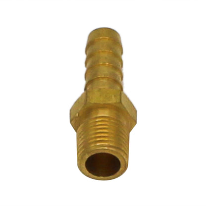 Brass 1/4" Male NPT to 5/16" Barb
