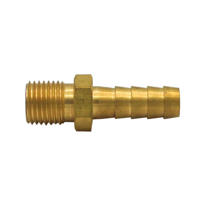 Brass 1/4" Male NPT to 5/16" Barb