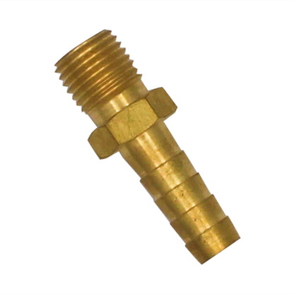 Brass 1/4" Male NPT to 5/16" Barb