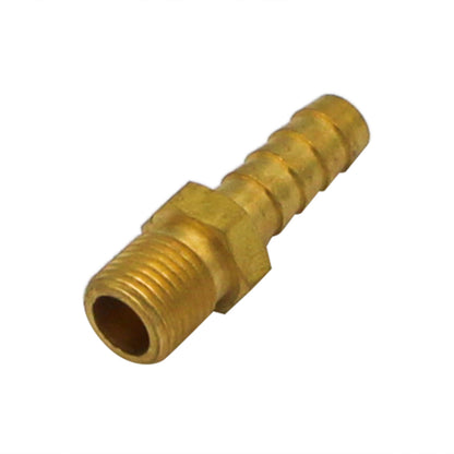 Brass 1/4" Male NPT to 5/16" Barb
