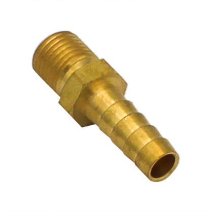 Brass 1/4" Male NPT to 5/16" Barb