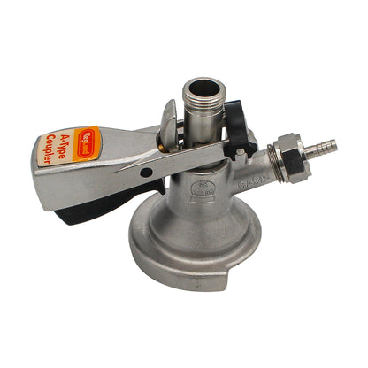Kegland Stainless Steel Sanke "A" Style Keg Coupler - Squeeze Handle