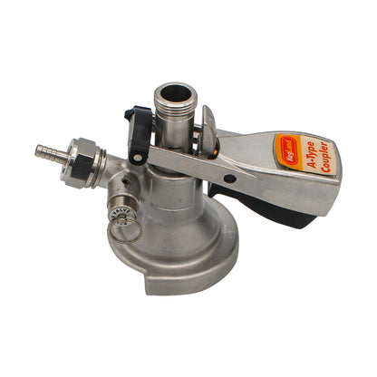 Kegland Stainless Steel Sanke "A" Style Keg Coupler - Squeeze Handle