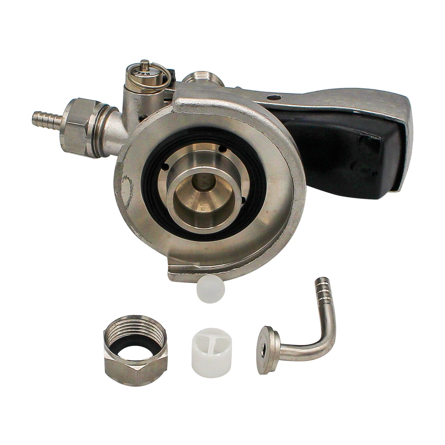 Kegland Stainless Steel Sanke "A" Style Keg Coupler - Squeeze Handle