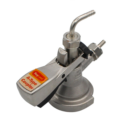 Kegland Stainless Steel Sanke "A" Style Keg Coupler - Squeeze Handle