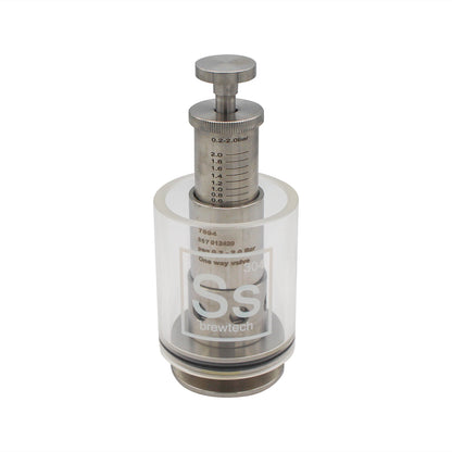 Ss Brewtech Stainless Steel 1.5" Tri-Clover Scaled Sspunding Valve | Adjustable PRV (Up to 3.5 BBL)