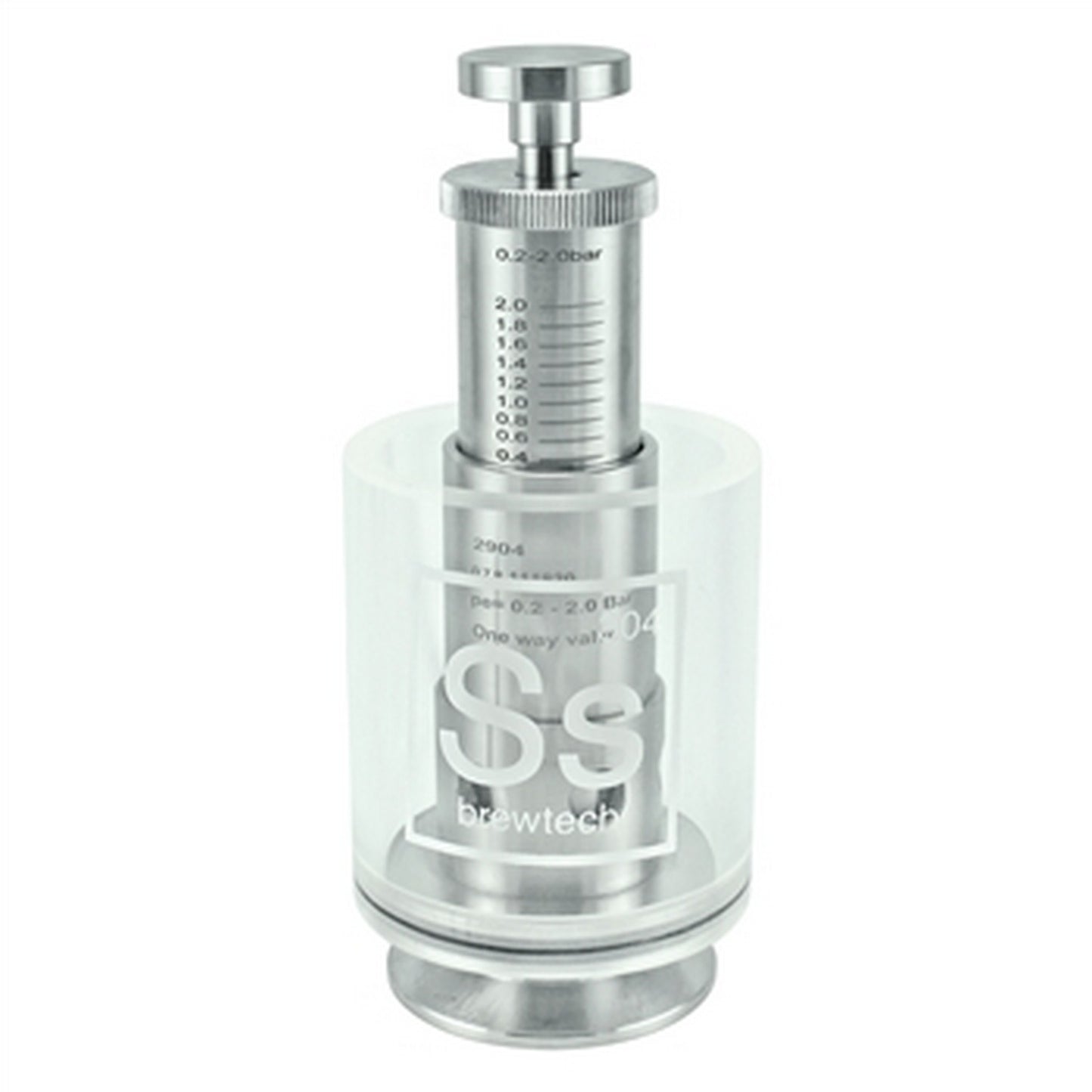 Ss Brewtech Stainless Steel 1.5" Tri-Clover Scaled Sspunding Valve | Adjustable PRV (Up to 3.5 BBL)