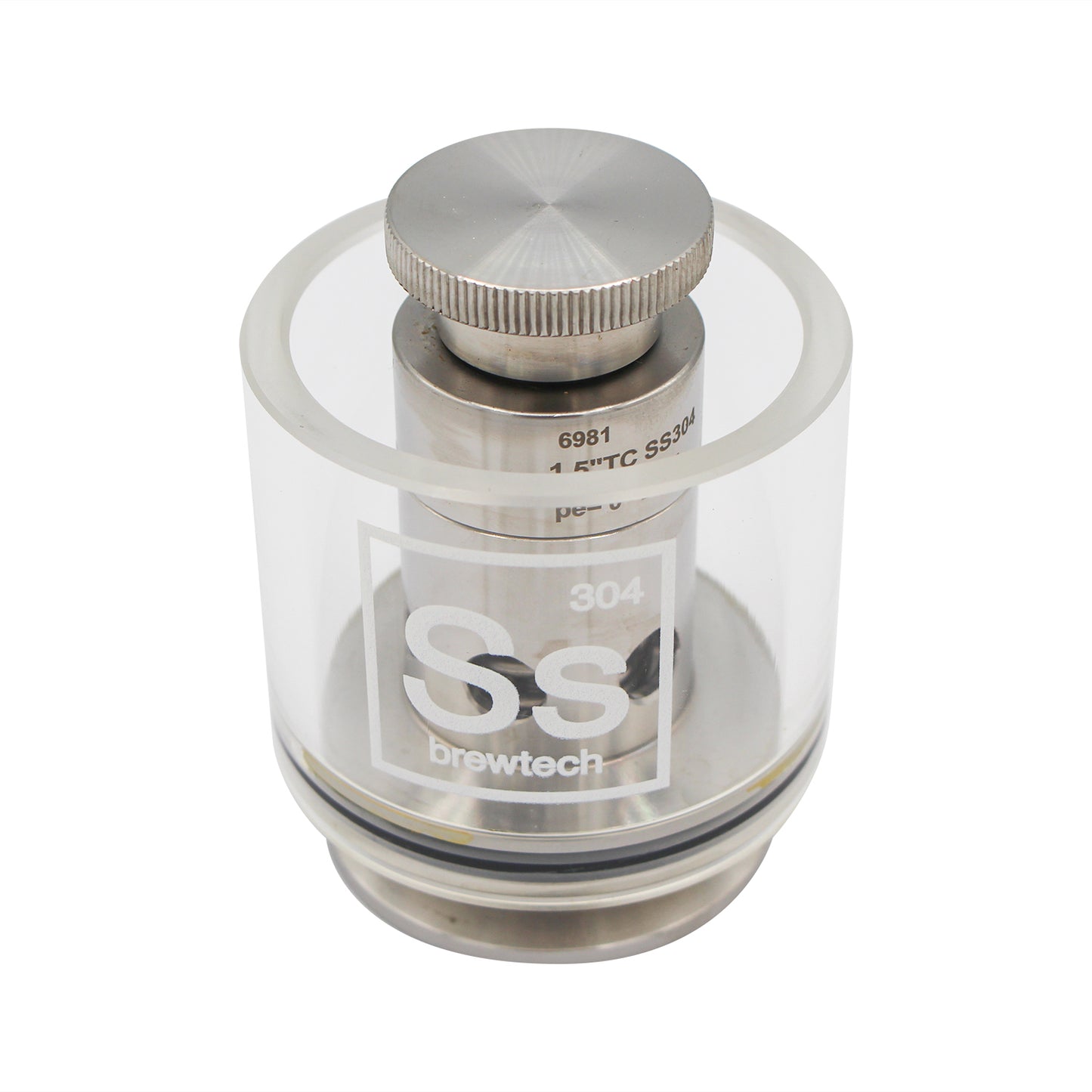 Ss Brewtech Stainless Steel 1.5" Tri-Clover Non-Scaled Sspunding Valve | Adjustable PRV