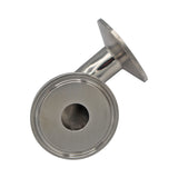 Ss Brewtech Stainless Steel Tri-Clover 90° Micro Elbow Fitting - 1.5" TC