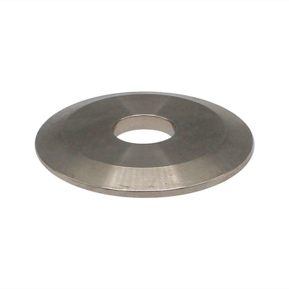2.5" Tri Clamp End Cap with 7/8" Cutout - Tri Clover Sanitary Stainless Steel Fitting