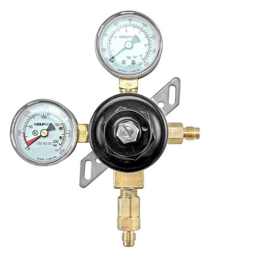 Taprite Primary High Pressure Nitrogen Regulator w/ High Pressure Hose (160 & 3000 PSI)