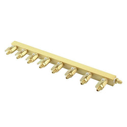 Taprite 8 Way Gas Distributor Manifold – 1/4” MFL