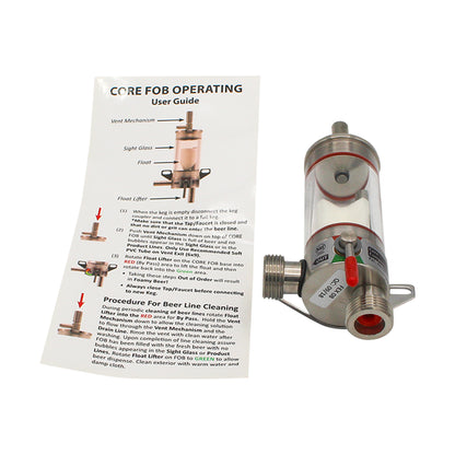 Taprite Stainless Steel Foam On Beer Detector  5/8" BSP [FOB-08]