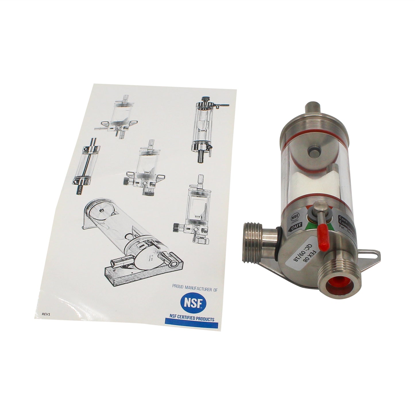 Taprite Stainless Steel Foam On Beer Detector  5/8" BSP [FOB-08]