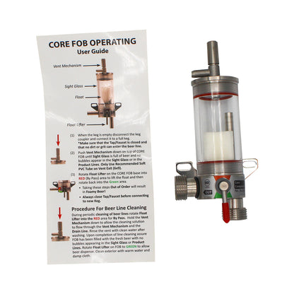 Taprite Stainless Steel Foam On Beer Detector  5/8" BSP [FOB-08]