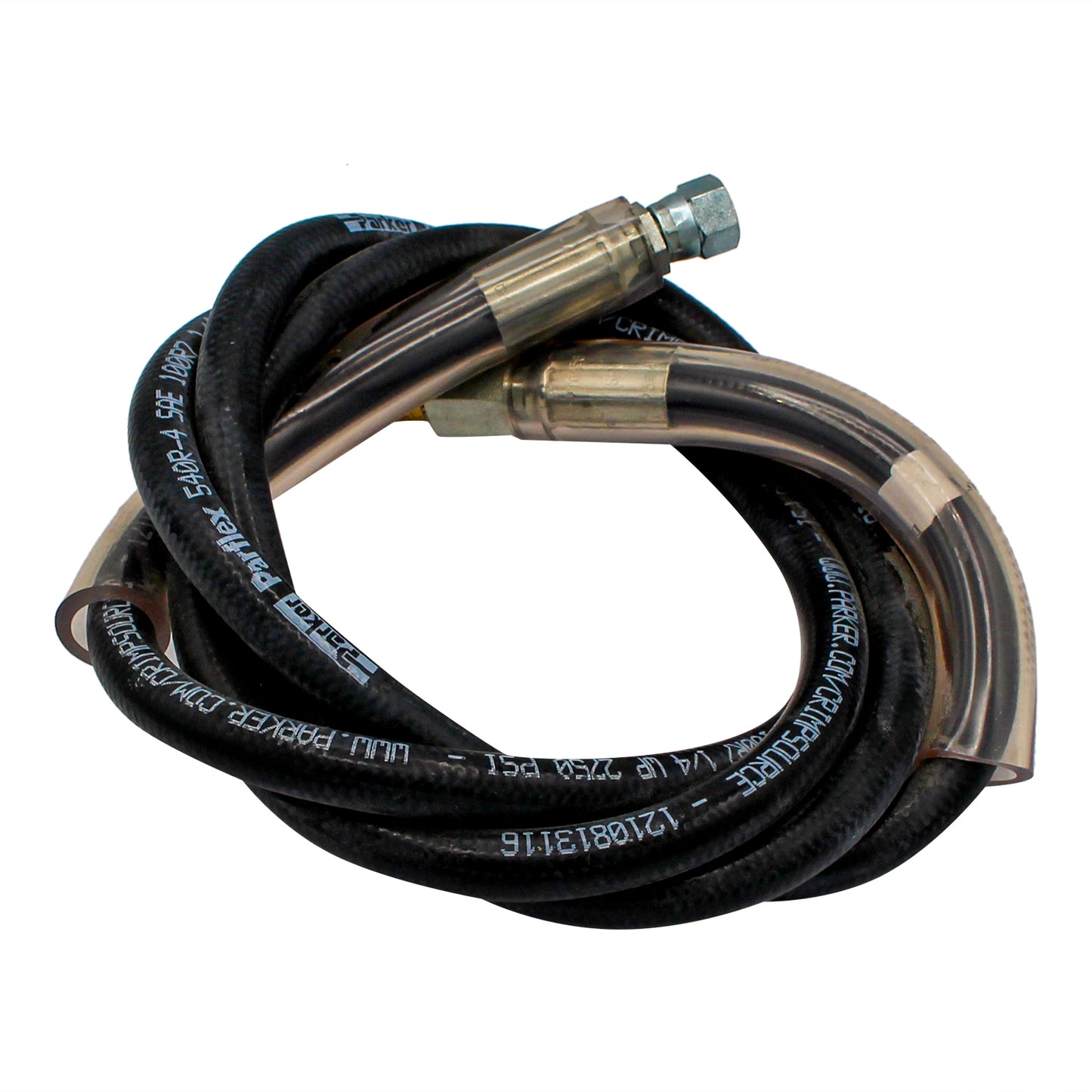 Taprite Co2 High Pressure Hose - Euro Co2 - 28mm X 1/4" FFL - 6' Length