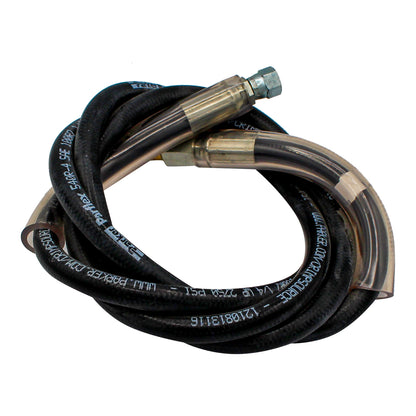 Taprite Co2 High Pressure Hose - Euro Co2 - 28mm X 1/4" FFL - 6' Length