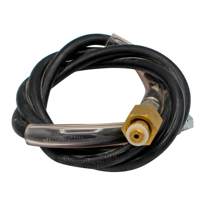 Taprite Co2 High Pressure Hose - Euro Co2 - 28mm X 1/4" FFL - 6' Length