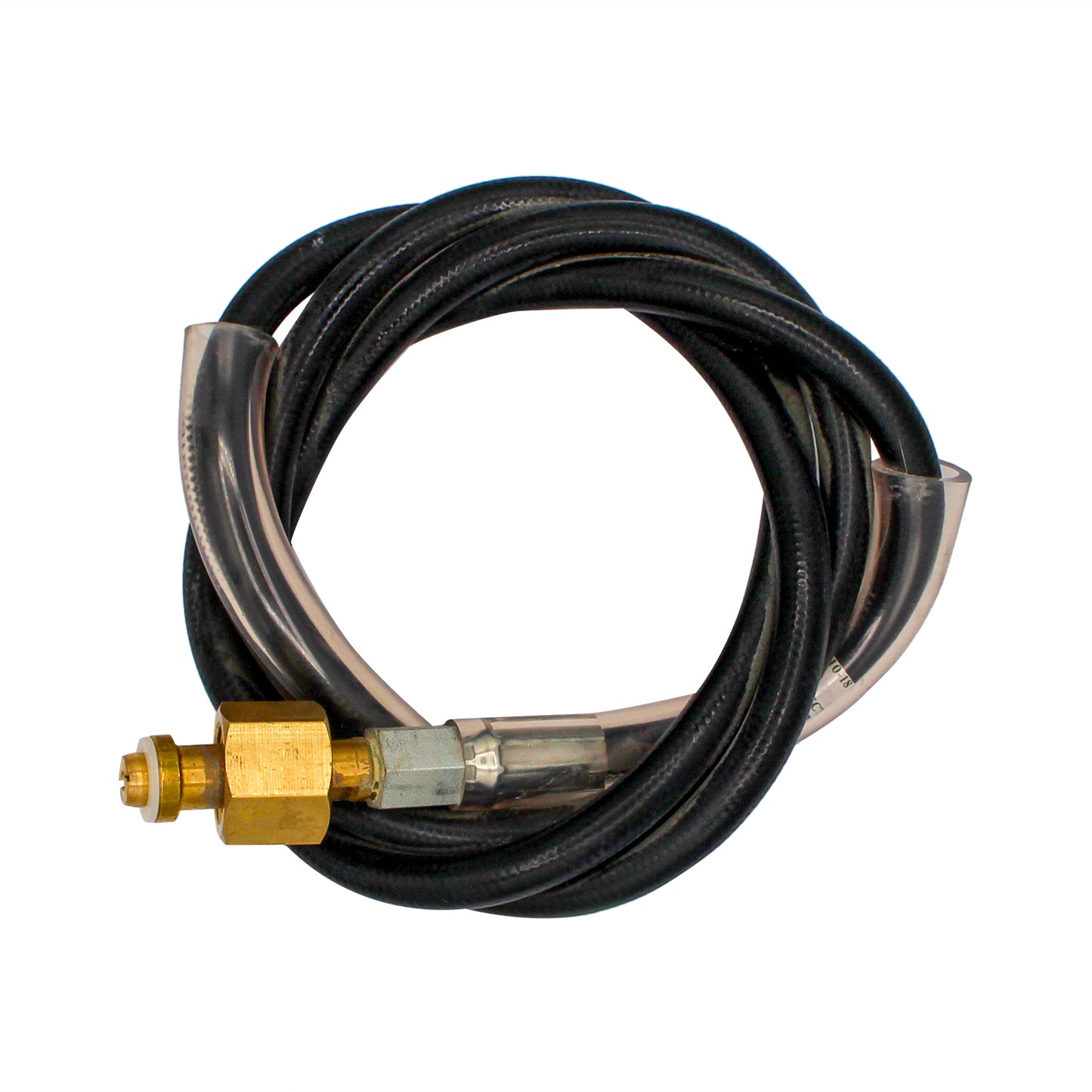 Taprite Co2 High Pressure Hose - Euro Co2 - 28mm X 1/4" FFL - 6' Length