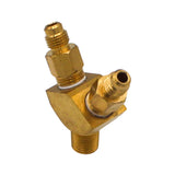 Taprite Y Splitter  1/4" Male NPT to 1/4" MFL [5460A]
