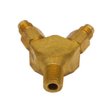 Taprite Y Splitter  1/4" Male NPT to 1/4" MFL [5460A]
