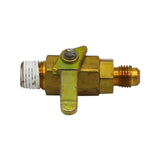 Taprite Shut Off Valve  1/4" NPT to 1/4" MFL [1600A]