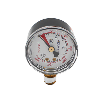 Taprite High Pressure Gauge (0-3000 PSI | Right) [39-3000-00]