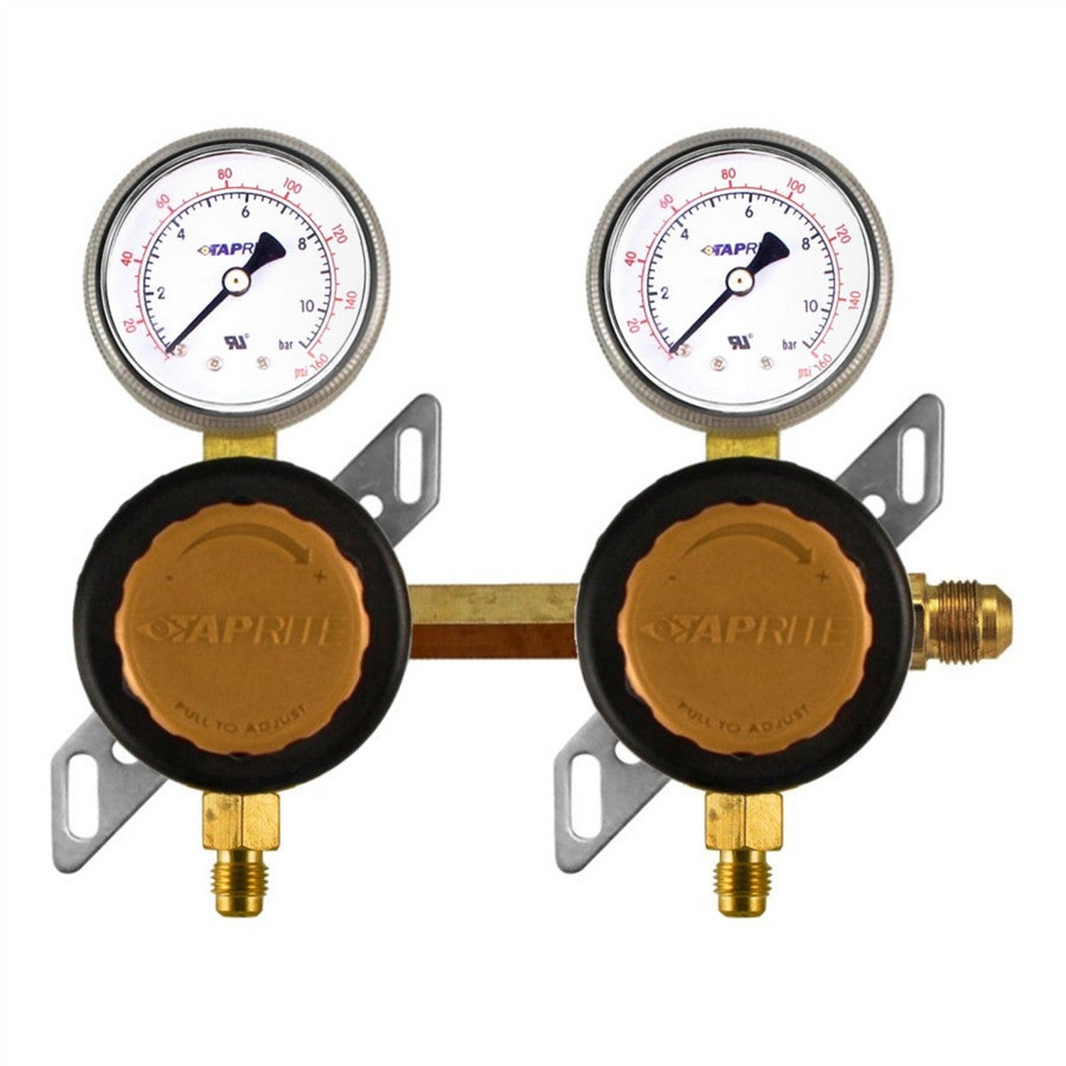 Taprite Secondary Dual CO2 Regulator (160 PSI)