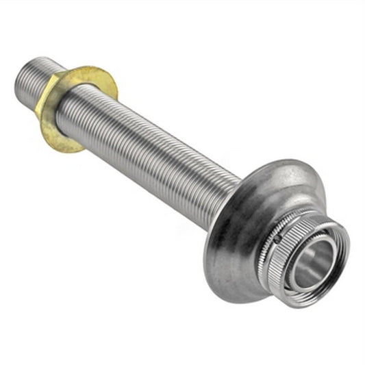 Taprite 304 Stainless Steel Beer Shank With Stainless Steel Collar - 8"