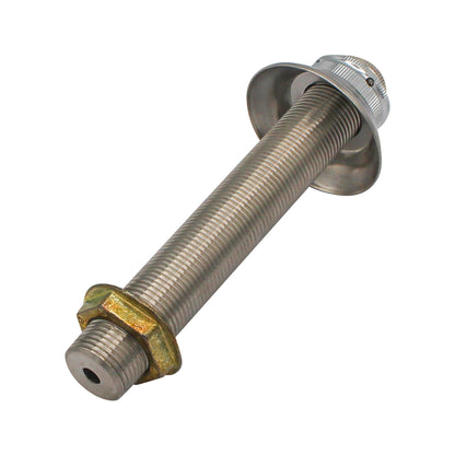Taprite All Stainless Steel Beer Shank w/ Stainless Steel Flange  6" Length [40006A]