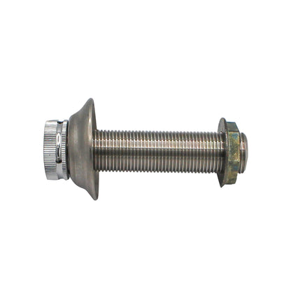Taprite All Stainless Steel Beer Shank w/ Stainless Steel Flange  4" Length [40004AF]