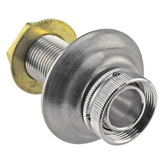 Taprite 304 Stainless Steel Beer Shank With Stainless Steel Collar - 3" 