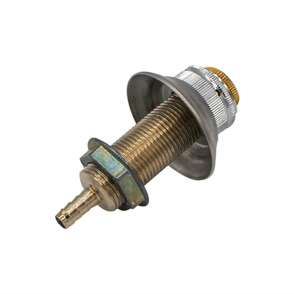 Taprite Beer Shank w/ 5/16" Barb & Stainless Steel Flange  3" Length [4333NAF]
