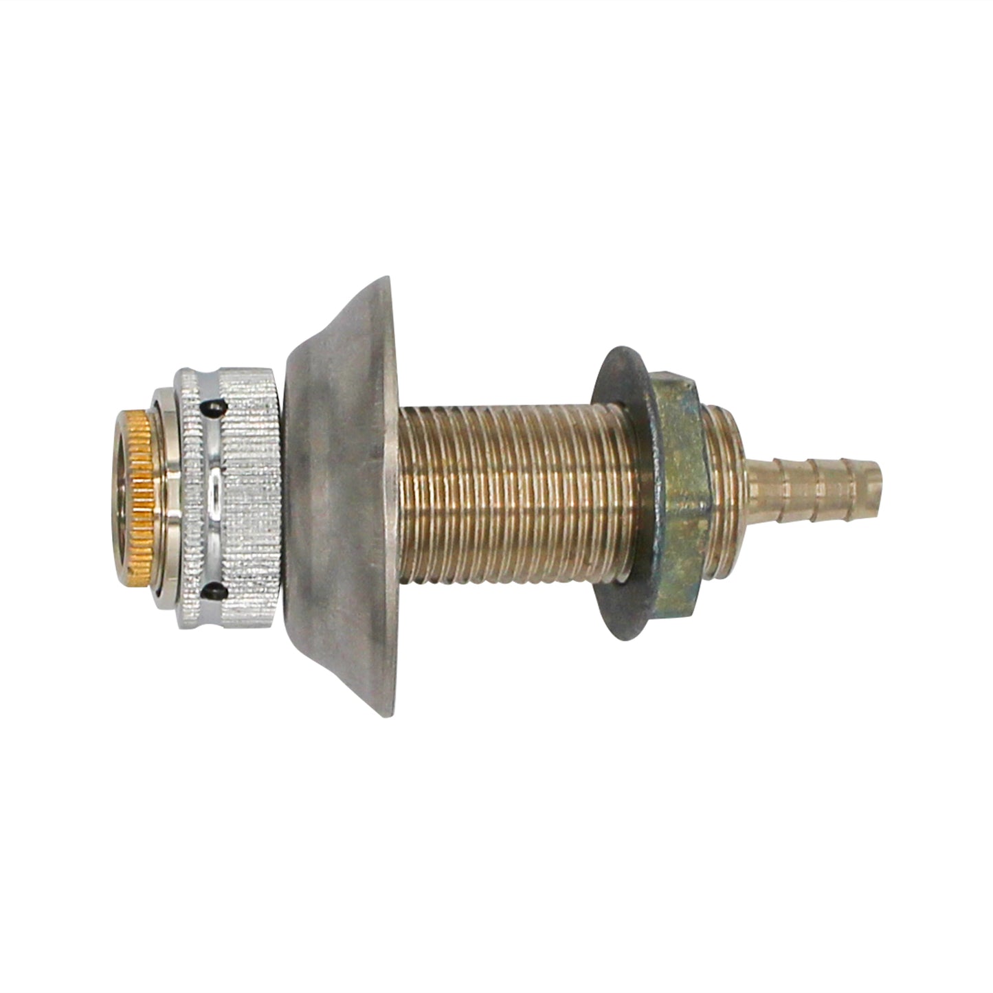 Taprite Beer Shank w/ 5/16" Barb & Stainless Steel Flange  3" Length [4333NAF]