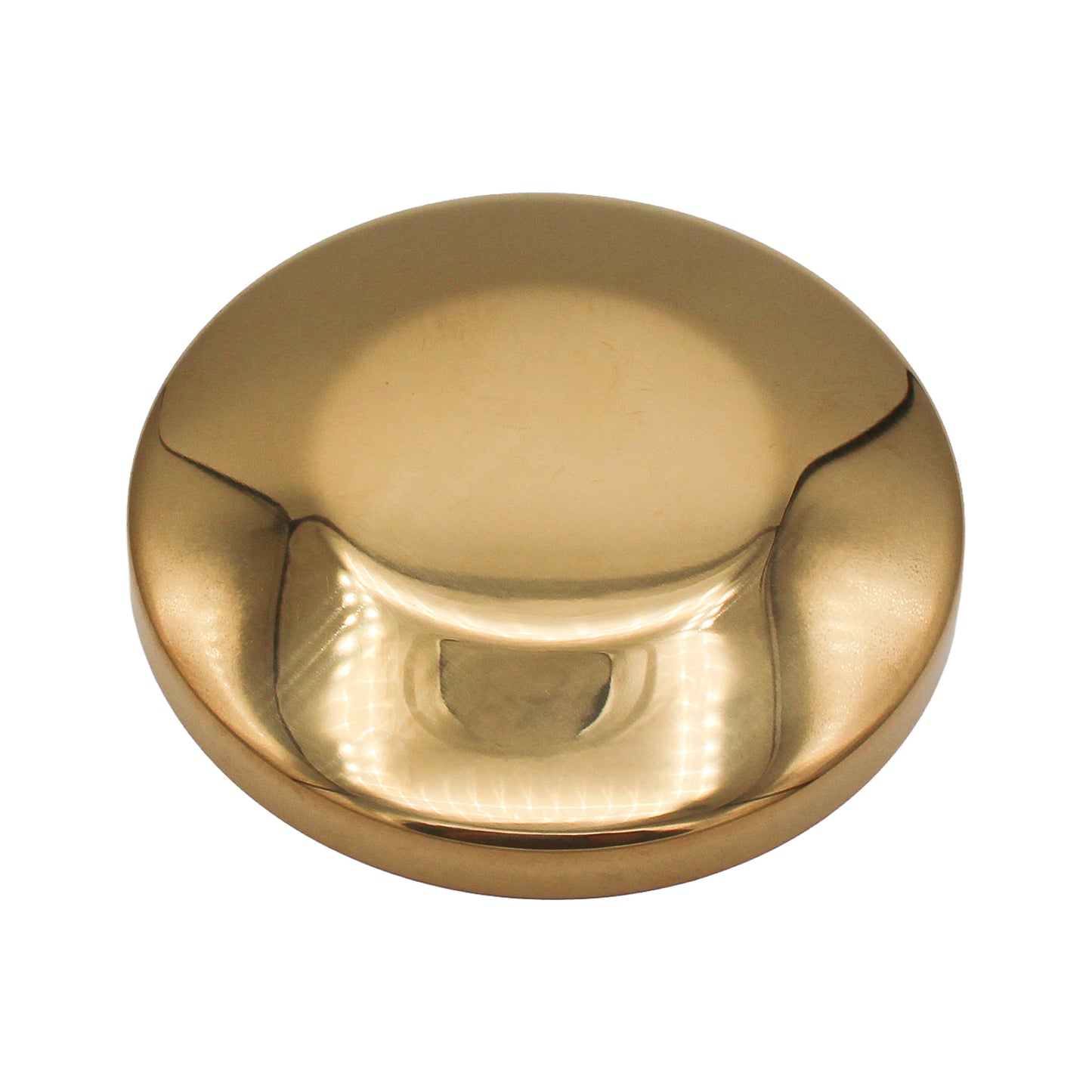 Micro Matic PVD Gold Coated Brass 3" Draft Beer Tower Cap [D12-PVD]