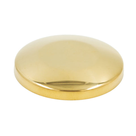 Micro Matic PVD Gold Coated Brass 3" Draft Beer Tower Cap [D12-PVD]