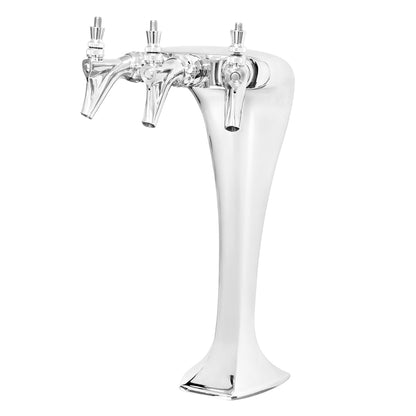 Micro Matic Cobra Beer Tower - Triple Faucet (Glycol Lines) [MM1093K]