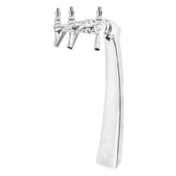 Micro Matic Falco Beer Tower - Triple Faucet (Glycol Lines) [FALCO3-C]