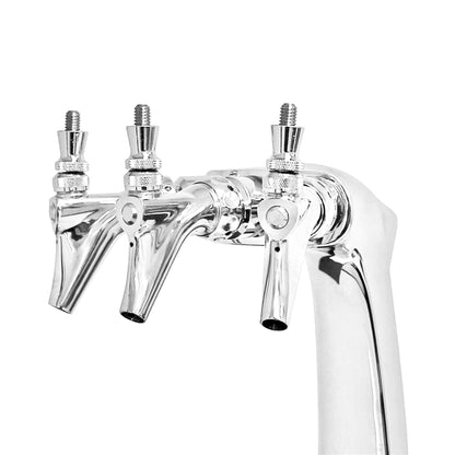 Micro Matic Falco Beer Tower - Triple Faucet (Glycol Lines) [FALCO3-C]