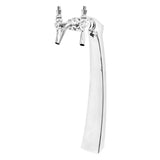 Micro Matic Falco Beer Tower - Double Faucet (Glycol Lines) [FALCo2-C]