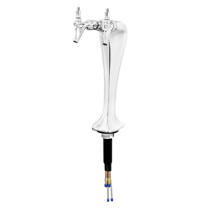 Micro Matic Cobra Beer Tower - Double Faucet (Glycol Lines) [MM1092K]