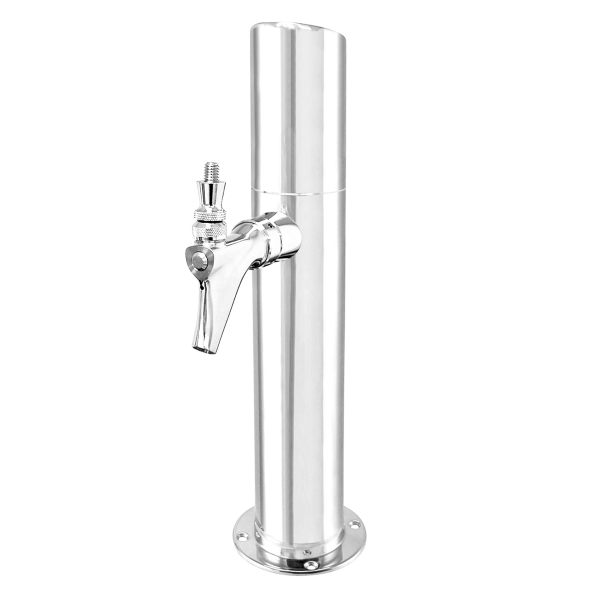 Micro Matic Stainless Steel 2.5" Skyline Beer Tower - Single Faucet (Glycol Lines) [SKY-1PSSKR]