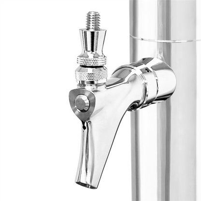 Micro Matic Stainless Steel 2.5" Skyline Beer Tower - Single Faucet (Glycol Lines) [SKY-1PSSKR]