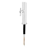 Micro Matic Stainless Steel 2.5" Skyline Beer Tower - Single Faucet (Glycol Lines) [SKY-1PSSKR]
